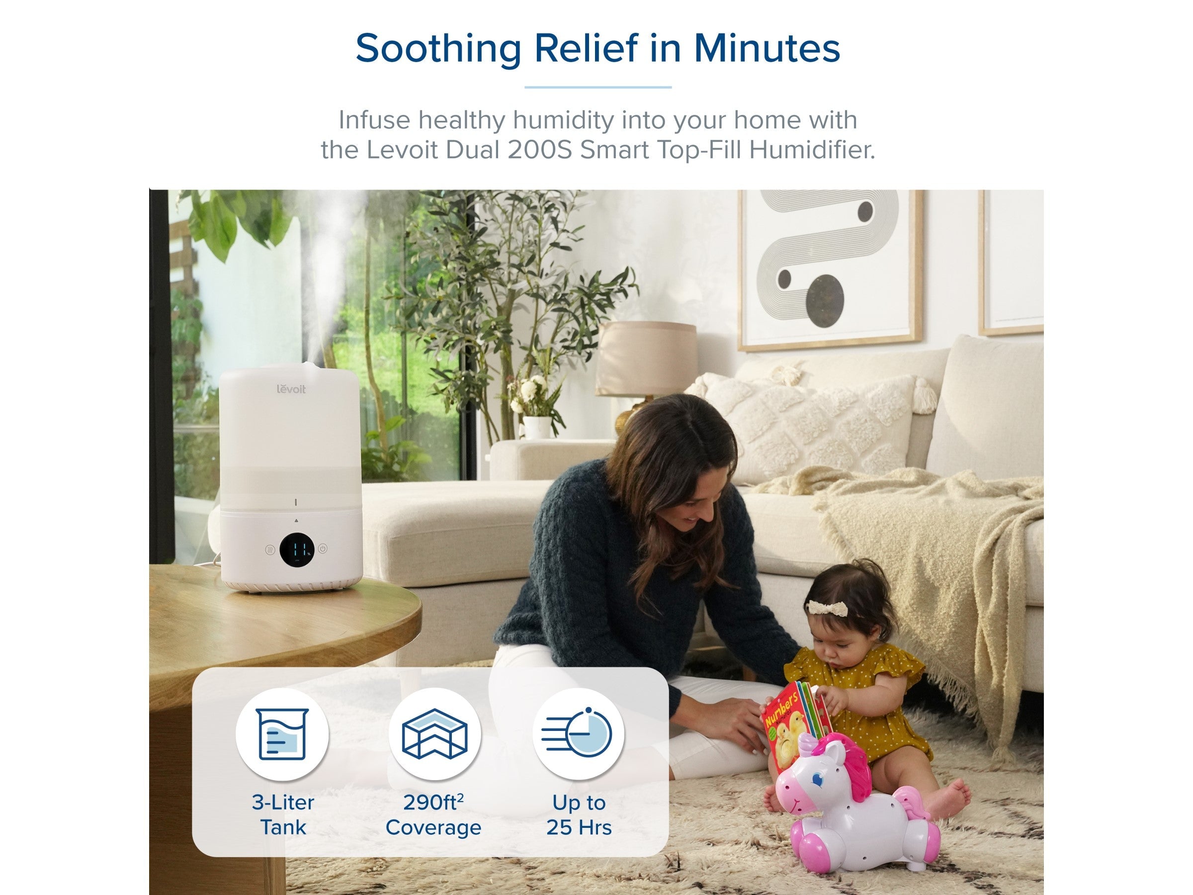 Levoit Dual 200S Smart Luftfugter