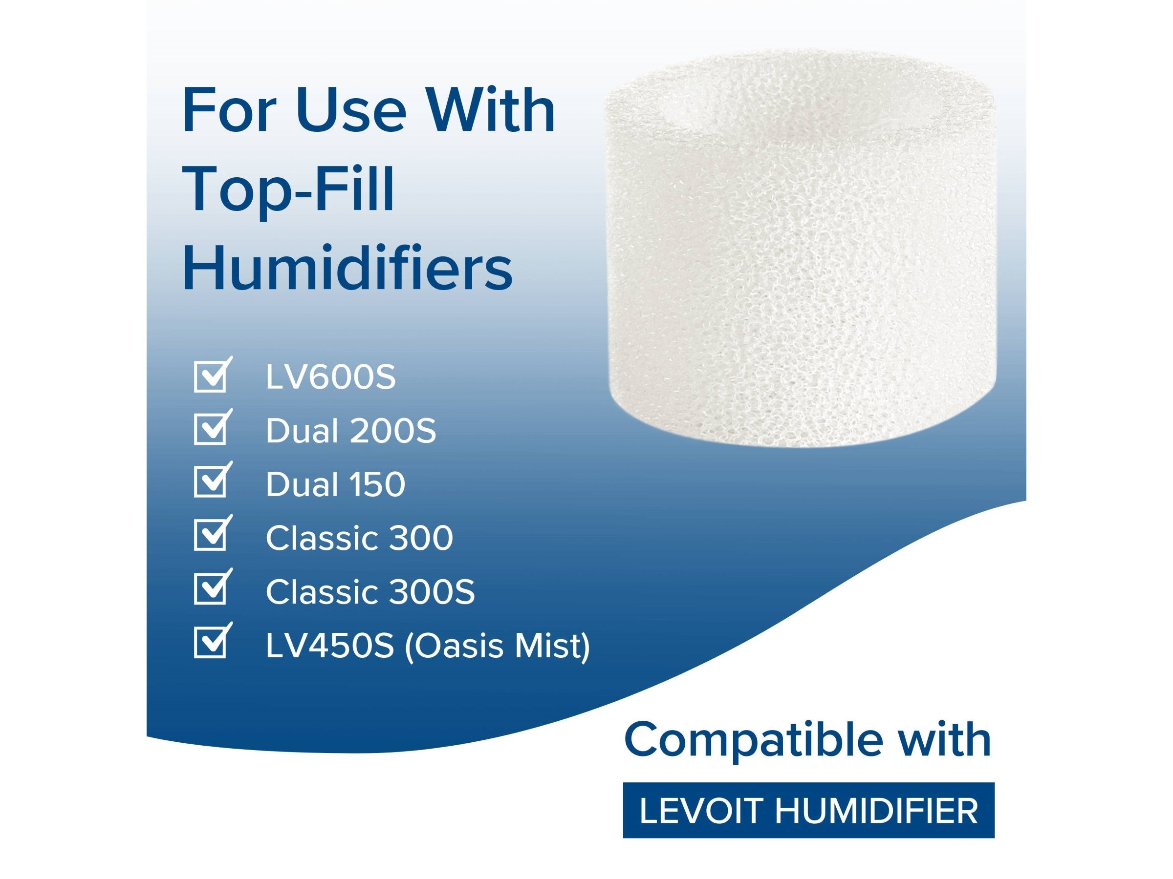 Udskiftningsfilter for Levoit luftfugter